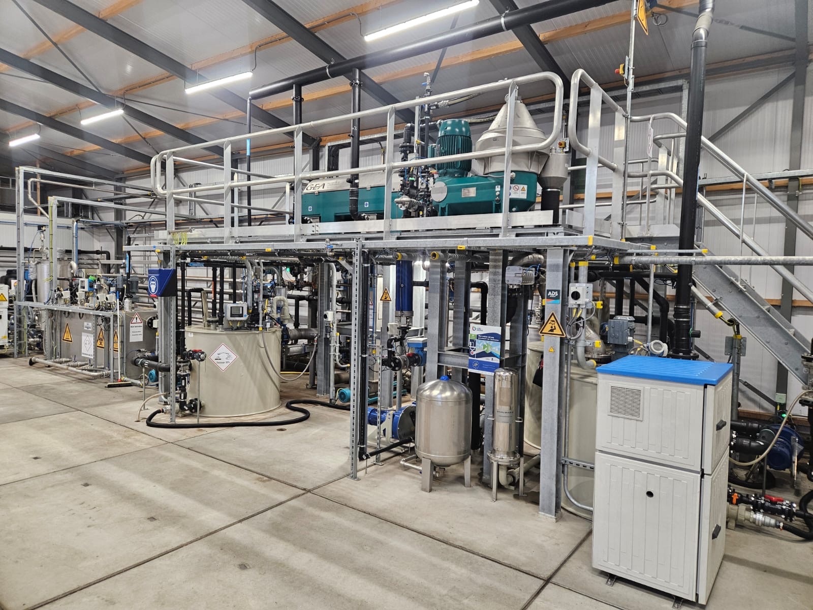Pilotinstallatie voor de productie van Kaumera-polymeer